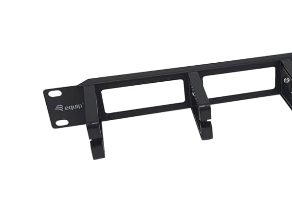 Equip 327315, Administrasjonspanel, Sort, Plast, Stål, 1U, China, 482,6 mm