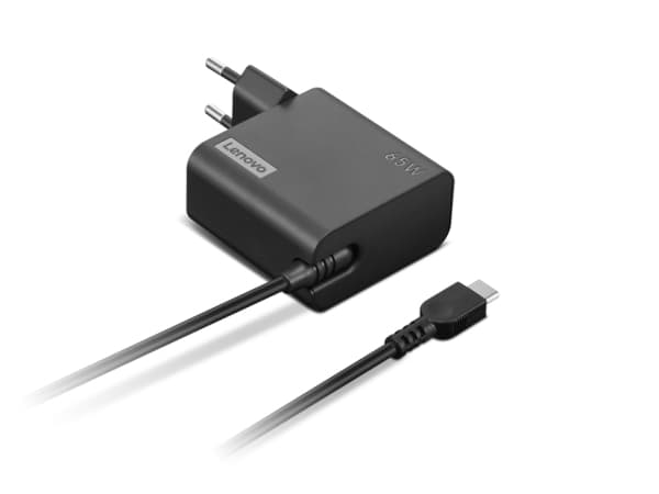 Lenovo - USB-C strömadapter - AC 100-240 V - 65 Watt - Europa - svart