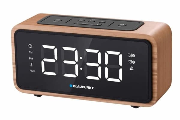 Blaupunkt CR65BT, Bärbar, Analog och digital, FM, PLL, LED, Svart, Trä, Knappar