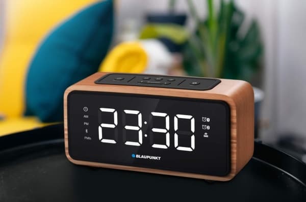Blaupunkt CR65BT, Bärbar, Analog och digital, FM, PLL, LED, Svart, Trä, Knappar