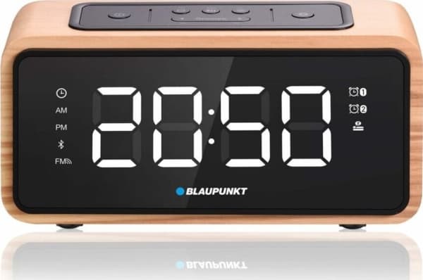 Blaupunkt CR65BT, Bärbar, Analog och digital, FM, PLL, LED, Svart, Trä, Knappar