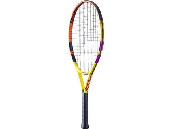 Babolat Nadal JR 25 utendørs tennisracket, håndtak størrelse 0