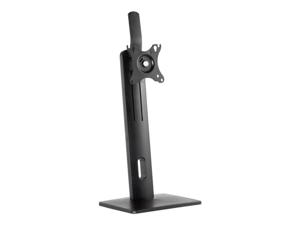 Gembird MS-D1-01 - Monteringssats (sockel, VSA-adapter) - liggande/stående - för Bildskärm - höjdjusterbar - aluminium, stål, plast - svart - skärmst