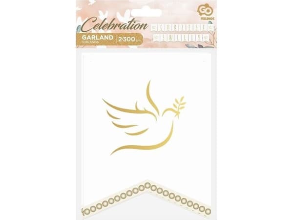 GoDan Garland Holy Baptism-flagg 13,5x17,5