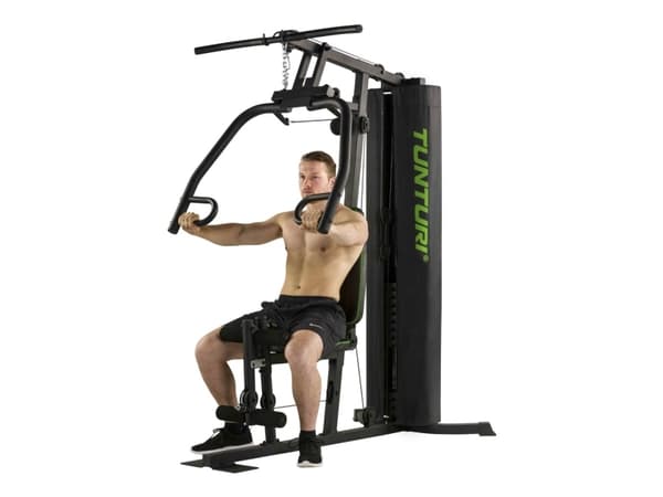 Tunturi HG20 Home Gym, 125 kg, 60 kg, 5 kg, Bak, Biceps, Bröst, Lårmuskler (quadriceps), Skuldror, Svart, 1640 mm