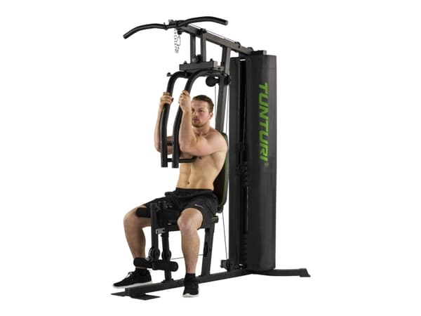 Tunturi HG20 Home Gym, 125 kg, 60 kg, 5 kg, Bak, Biceps, Bröst, Lårmuskler (quadriceps), Skuldror, Svart, 1640 mm