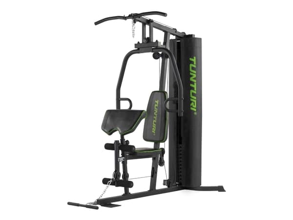 Tunturi HG20 Home Gym, 125 kg, 60 kg, 5 kg, Bak, Biceps, Bröst, Lårmuskler (quadriceps), Skuldror, Svart, 1640 mm