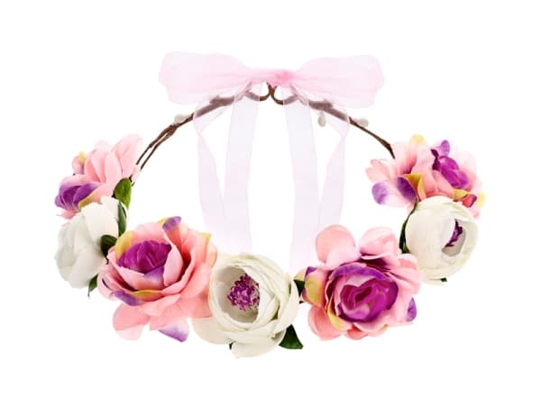 PartyDeco WIAN2, Dekoration, Rosa, Vit, Honkoppling, 170 mm, 1 styck