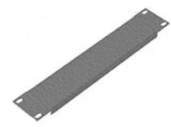 Triton 10" blanking panel 1U, Grå, 1U, 44 mm, 254 mm