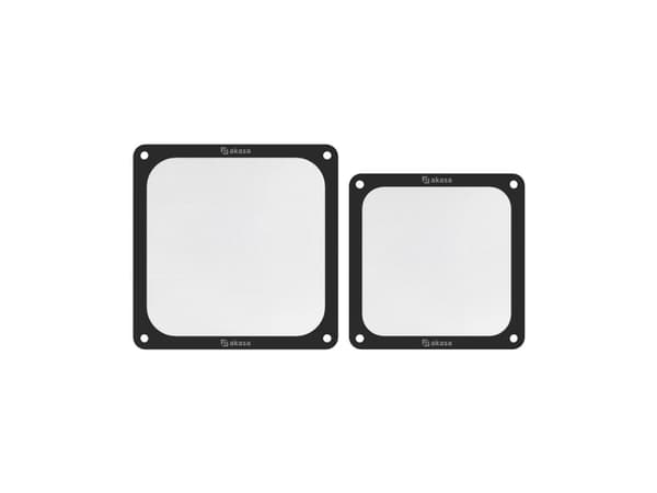 Akasa GRM14-M01-BKT3, Fläktfilter, Nylon, Plast, Svart, Metall, Magnetisk, 140 mm