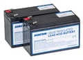 Miniatyrbilde 1 av 2: AVACOM AVA-RBP02-12090-KIT, Forseglet blysyre (VRLA), 2 stykker, Sort, 5,4 kg, 151 mm, 65 mm