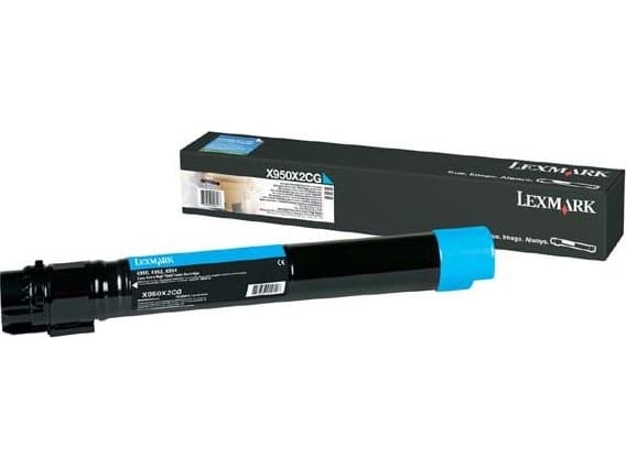 Lexmark - Extra High Yield - syaani - alkuperäinen - värikasetti LCCP - Lexmark X950DE, X950dhe, X950dte, X952, X952DE, X952dhe, X952DTE, X954DE, X95