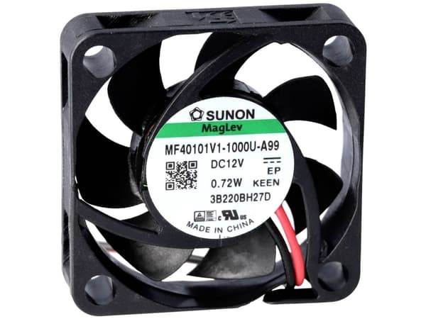 Sunon MF40101V2-1000U-G99 Aksial ventilator 12 V/DC 11.89 m³/h (L x B x H) 10 x 40 x 40 mm