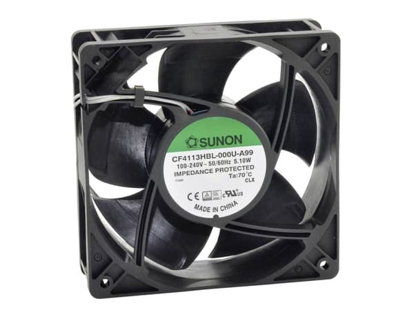 Sunon CF4113HBL-1000U-SB9 Aksial ventilator 230 V/AC 185 m³/h (L x B x H) 38 x 120 x 120 mm