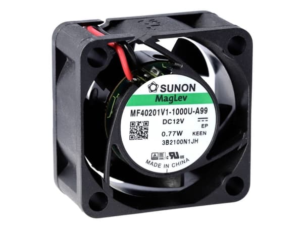 Sunon D04154670G-00 Aksial ventilator 12 V/DC 15.11 m³/h (L x B x H) 20 x 40 x 40 mm