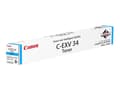 Miniatyrbild 1 av 3: Canon EXV34C C-EXV34 toner 3783B002 Cyan