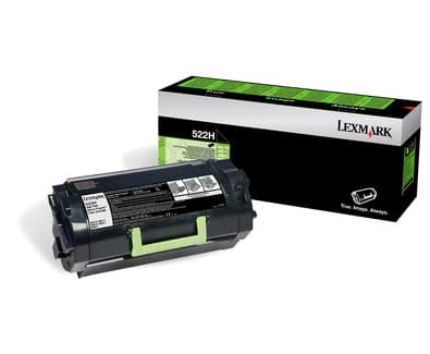 Lexmark 522HE - Høy ytelse - svart - original - tonerpatron Lexmark Corporate - for Lexmark MS810, MS811, MS812