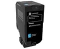 Miniatyrbilde 4 av 5: Lexmark - Høy ytelse - cyan - original - tonerpatron LCCP, Lexmark Corporate - for Lexmark CS725de, CS725dte