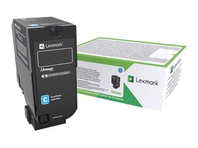 Lexmark - Høy ytelse - cyan - original - tonerpatron LCCP, Lexmark Corporate - for Lexmark CS725de, CS725dte