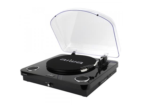 Aiwa GBTUR-120BK, Musta, 33,45,78 rpm, 2.1+EDR, 10 m, 10 W, 100 - 20000 Hz, 10 m, 10 W, 100 - 20000 Hz