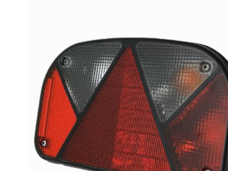 Lygte, bag, trailer, 5 funktioner højre 12V