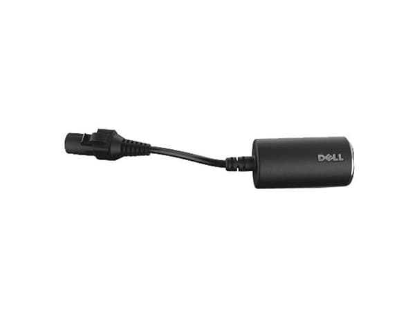 Dell - Strömadapter - bil / flygplan - 65 Watt - för Latitude 54XX, 55XX, 73XX, 73XX 2-in-1, 7410 2-in-1, 74XX, 7520; Precision 3560