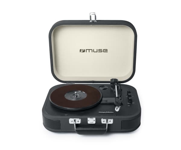 Muse MT-201 DG, Sort, 33,45,78 RPM, 10 m, 3,5 mm, 5 W, 100 - 240 V