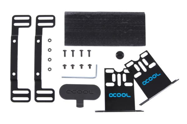 Alphacool 13024, Slanganslutning, Acetal, Koppar, 1/4", 0,8 Bar, CE, FC, RoHS, 56 mm