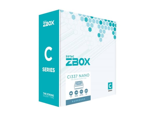 ZOTAC ZBOX CI337 NANO Mini-PC Barebone Intel N100 1xDDR5 SODIMM SATA M.2