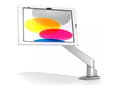 Miniatyrbilde 2 av 3: Compulocks iPad 10th-11th (A16) Gen Swell Enclosure Articulating Arm Mount White - Monteringssett (hus, leddarm) - for nettbrett - hvit - skjermstørr