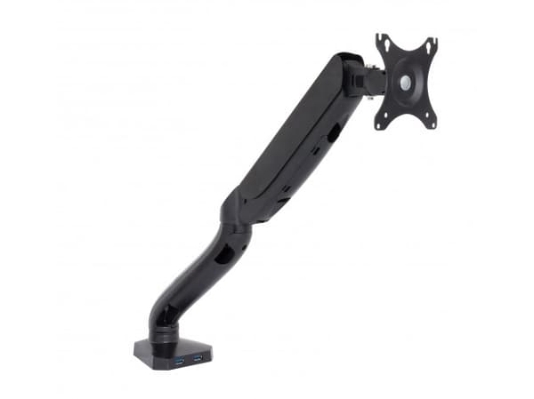 ART L-17GD - Monteringssats - justerbar arm - för LCD-TV - metall - svart - skärmstorlek: 10"-32" - disk-monteringsbar
