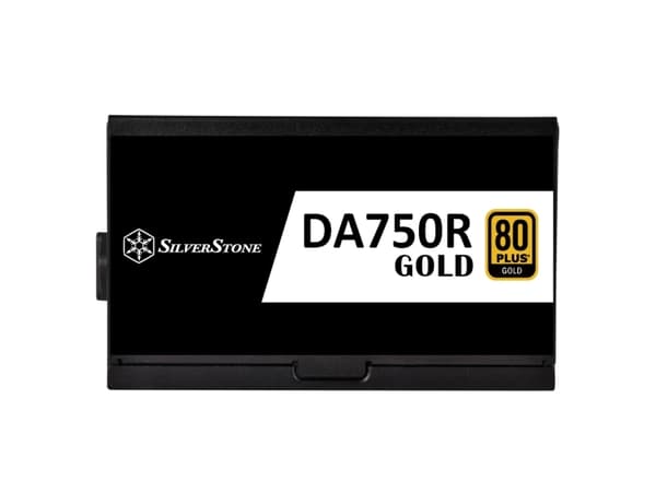 SilverStone DA750R Gold - Strømforsyning (intern) - helt modulær - ATX12V 3.0 - 80 PLUS Gold - AC 90-264 V - 750 watt - aktiv PFC - svart