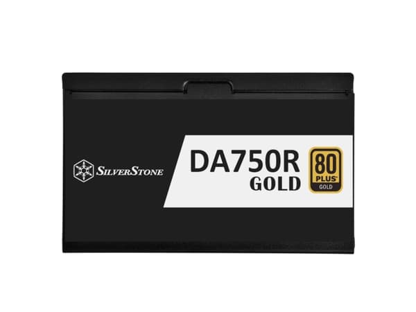 SilverStone DA750R Gold - Strømforsyning (intern) - helt modulær - ATX12V 3.0 - 80 PLUS Gold - AC 90-264 V - 750 watt - aktiv PFC - svart