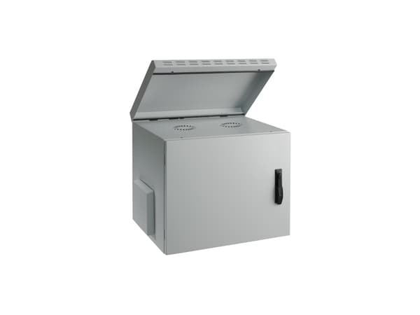 EFB Elektronik 691712IP55.1G, Veggmonterbar hylle, 12U, 100 kg, Grå