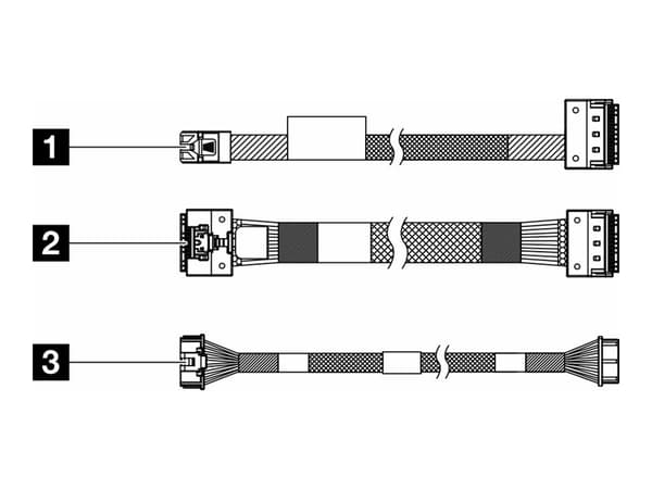 Lenovo - Lagerkabelsett - for M.2 SATA/x4 Chassis NVMe