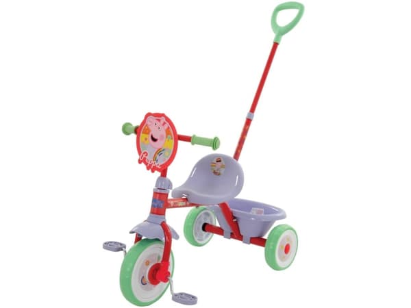 Gurli Gris min første 3-hjulet cykel