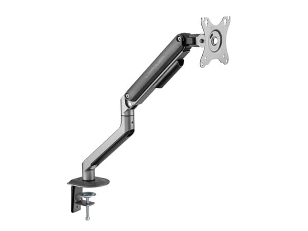 LC Power LC-EQ-A32B. Montering: Klemme, Maksimal vektkapasitet: 9 kg, Minimum skjermstørrelse: 43,2 cm (17"), Maksimal skjermstørrelse: 81,3 cm (32") Sort