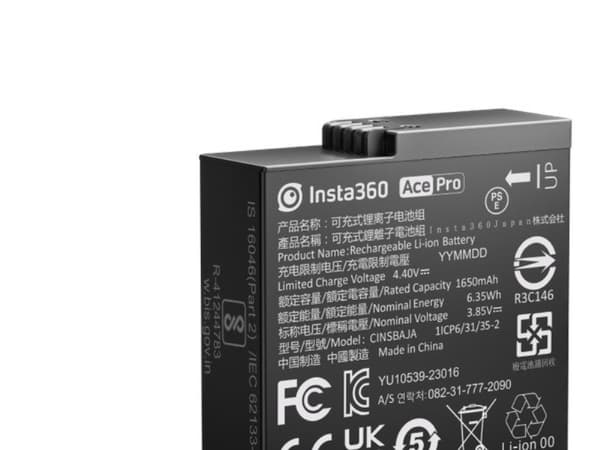 Insta360 - Akku - Li-Ion - 1650 mAh - 6.35 Wh - Insta360 Ace Pro -laitteeseen Insta360 Ace Pro
