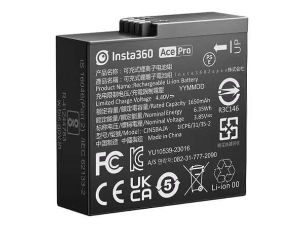 Insta360 - Batteri - Li-Ion - 1650 mAh - 6.35 Wh - for Insta360 Ace Pro