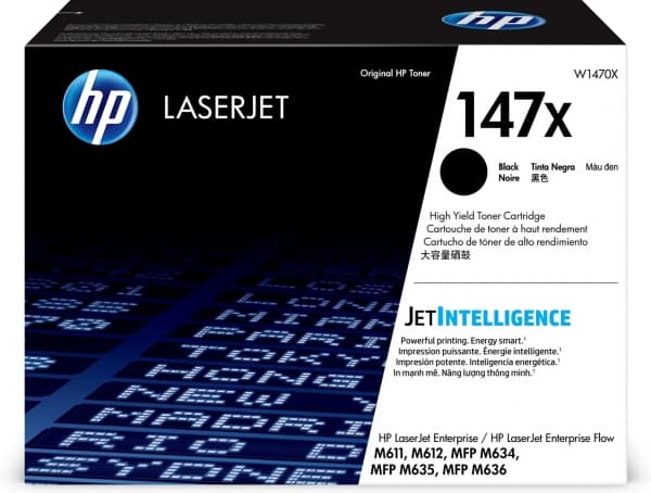 HP LaserJet 147X svart, original -tonerkassett med ekstra høy kapasitet, 25200 sider, Sort, 1 stykker