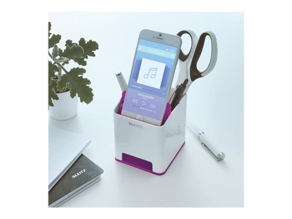 Leitz WOW Sound - Kynäteline - polystyreeni (PS) - violetti
