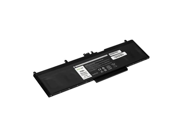 Green Cell - Batteri til bærbar PC (tilsvarer: Dell WJ5R2, Dell 04F5YV) - litiumpolymer - 6-cellers - 5500 mAh - svart