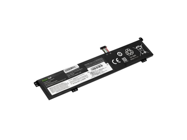 Green Cell - Batteri til bærbar PC (tilsvarer: Lenovo L19M3PF7) - litiumpolymer - 3-cellers - 4100 mAh - svart