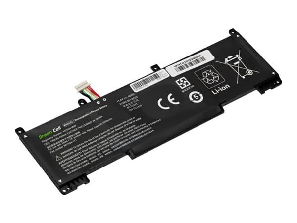 Green Cell - Batteri til bærbar PC (tilsvarer: HP RH03XL, HP M02027-005) - litiumpolymer - 3-cellers - 3550 mAh