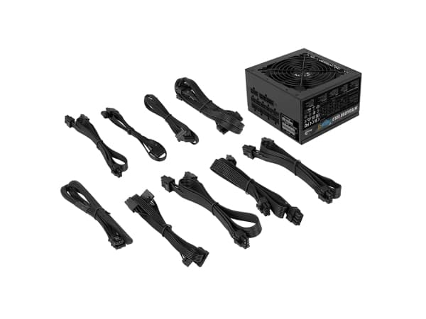 Aerocool Integrator Gold 1000W, 1000 W, 100 - 240 V, 47 - 63 hz, 13 - 6.5 A, Aktiv, 130 W