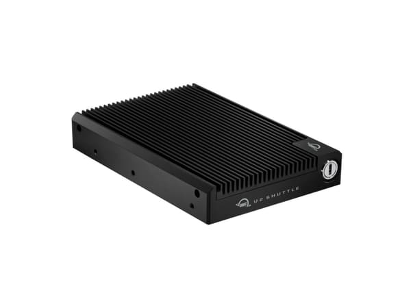OWC U2 Shuttle, SSD-kabinett, 3.5", PCI Express 3.0, 64 Gbit/s, Sort