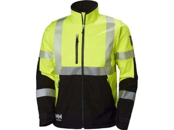 Kurtka męska Helly Hansen Reflective jacket HELLY HANSEN ICU Softshell, yellow 2XL