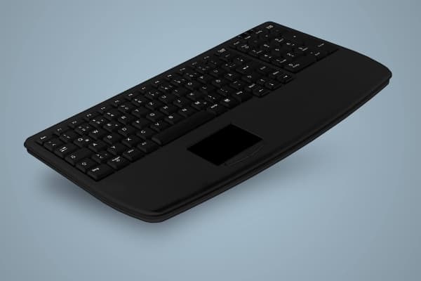 Active Key IndustrialKey AK-7410-G - Tangentbord - PS/2 - tysk - svart
