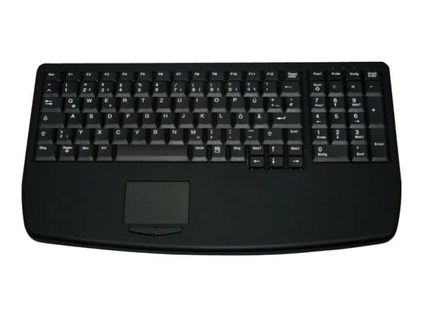 Active Key IndustrialKey AK-7410-G - Tangentbord - PS/2 - tysk - svart