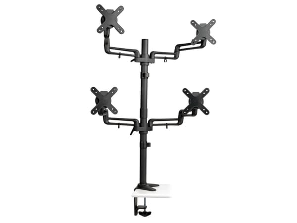 Tripp Lite DDR1327SQFC pöytäkiinnike neljällä täysin nivellettävällä - joustavalla varrella 13-68,60 cm (27") näytöille (DDR1327SQFC) musta